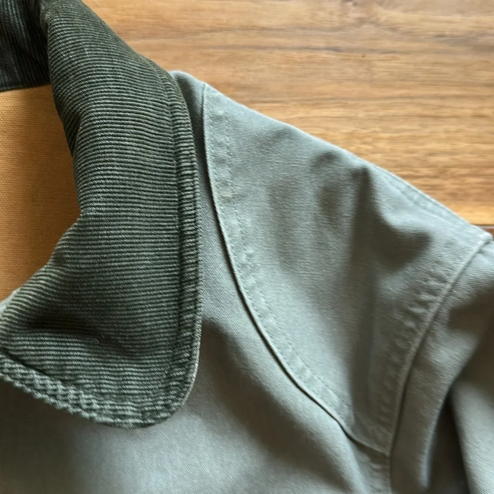 Vintage 90’s L.L. Bean Chore Jacket in Rare Sage Green Color, size L - Picture 4 of 6